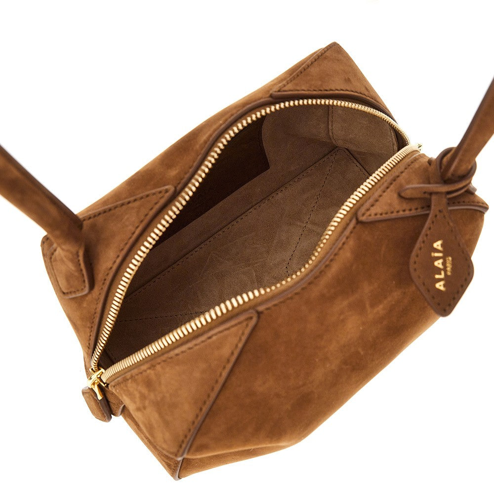 nubuck leather small le bouledogue bag