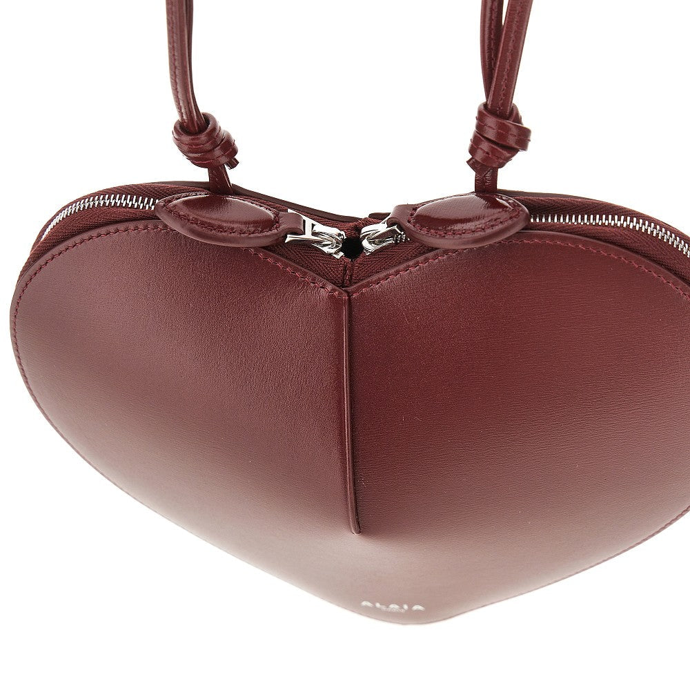 le coeur leather bag