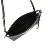 medium le click east west leather bag