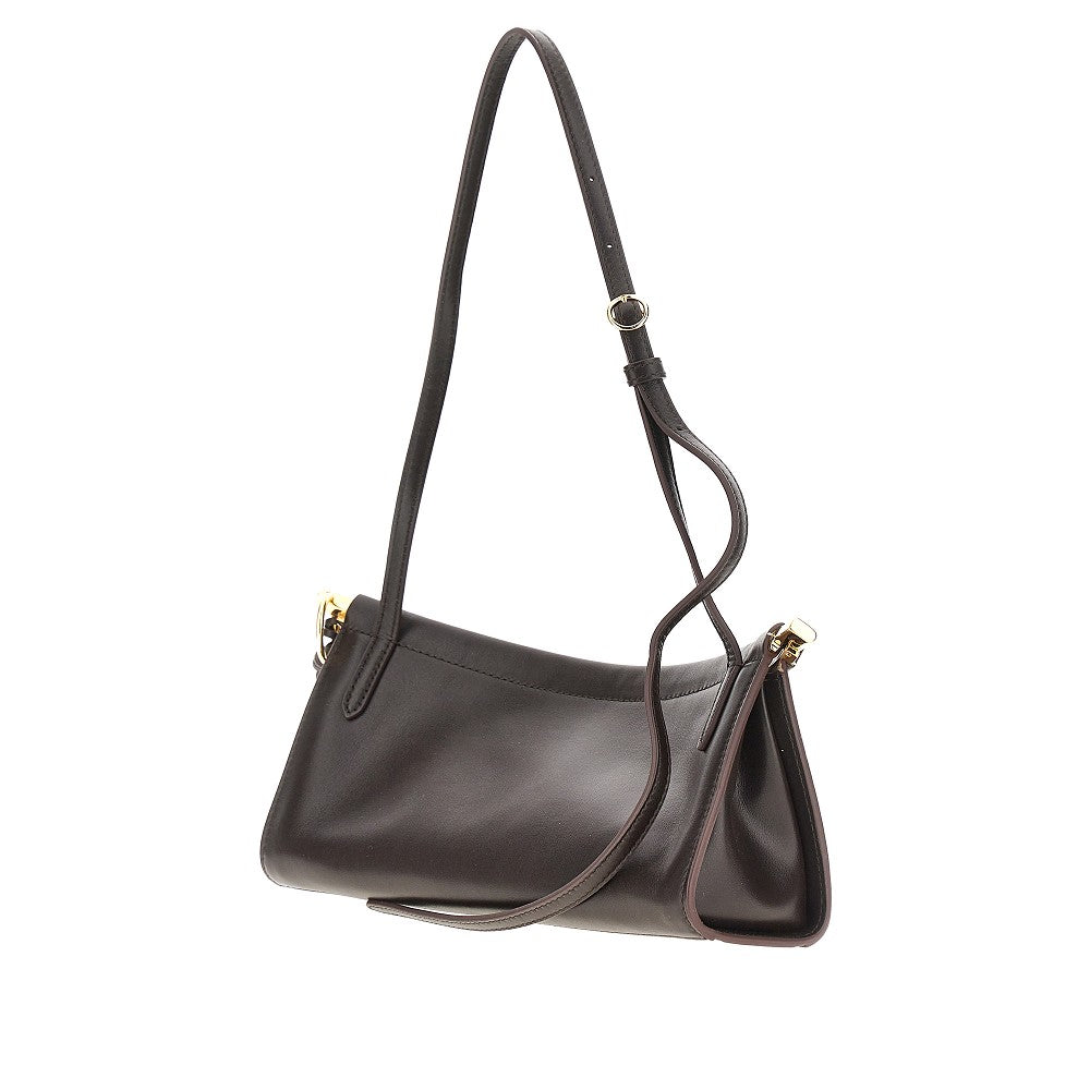 leather small le click east west bag