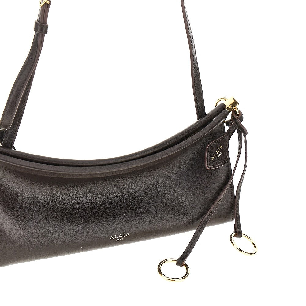 leather small le click east west bag