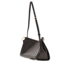 medium le click east west leather bag