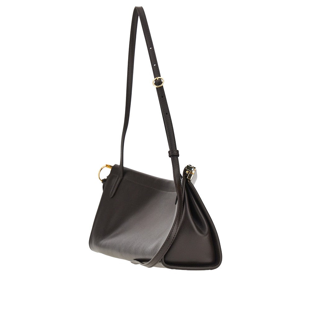 medium le click east west leather bag