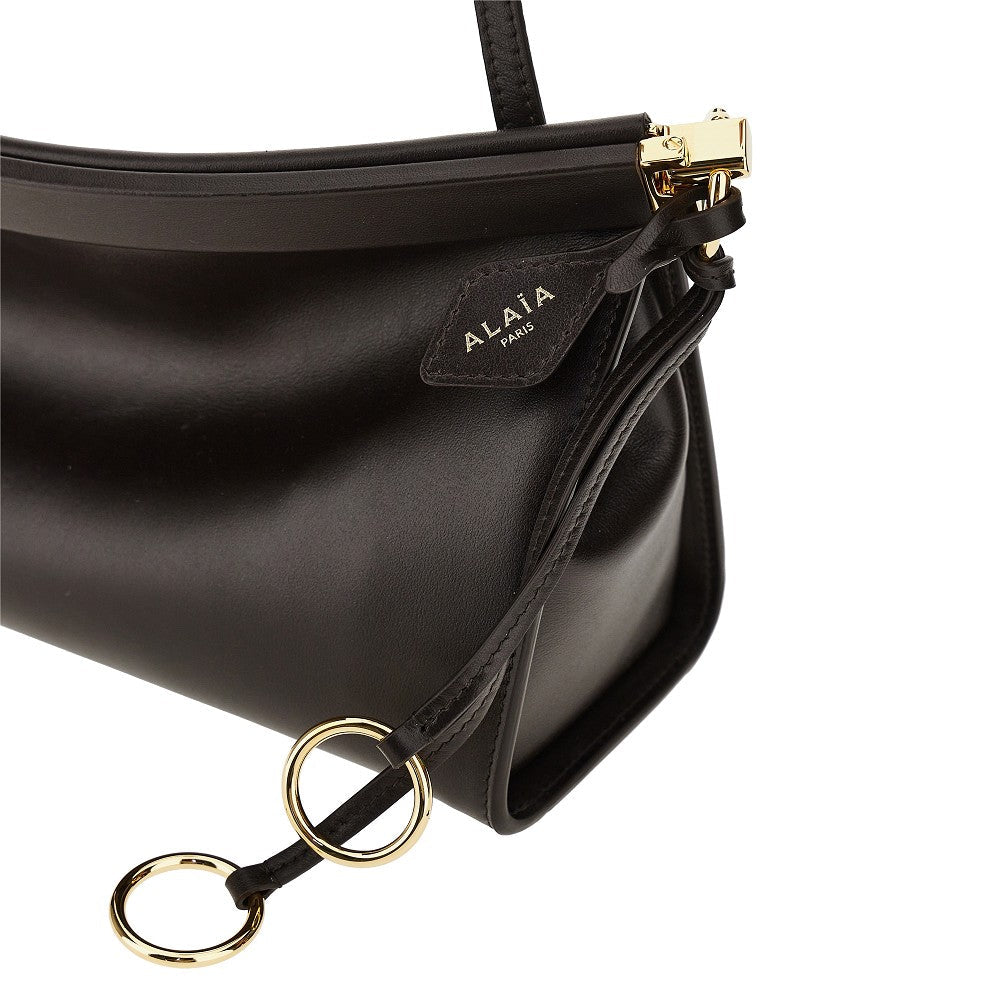medium le click east west leather bag