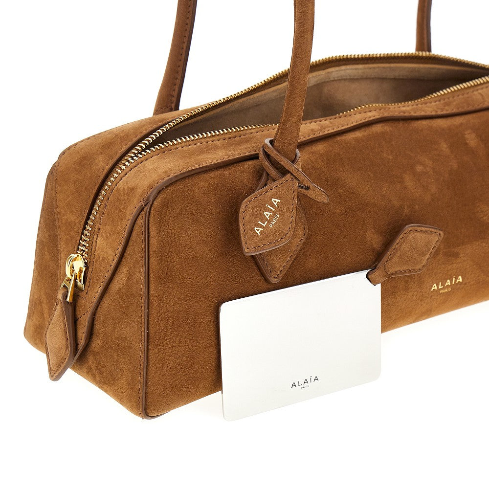 nubuck leather medium le teckel bag