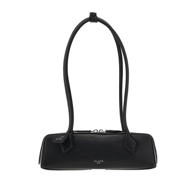 grained leather small le teckel bag
