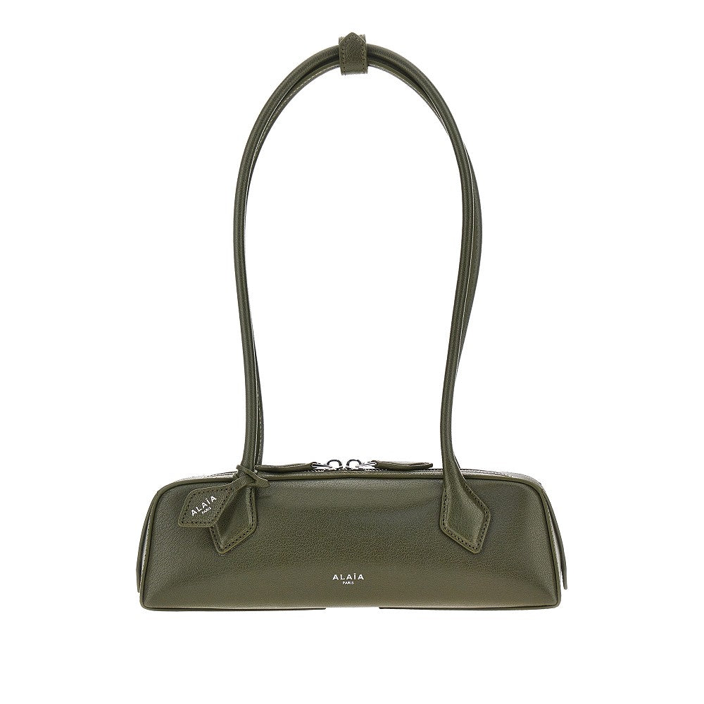ALAIA OS grained leather small le teckel bag