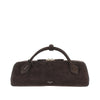 suede leather le teckel clutch