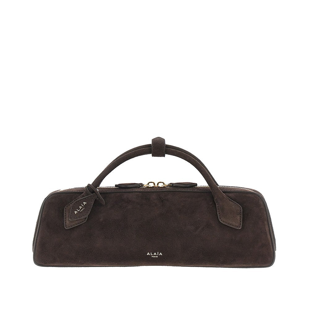 suede leather le teckel clutch