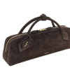 suede leather le teckel clutch