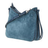 suede leather small gig shoulder bag