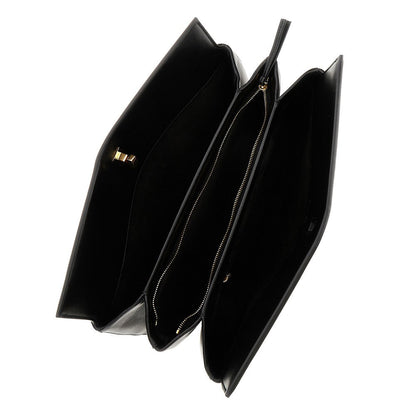 PHOEBE PHILO OS triplex nappa leather clutch