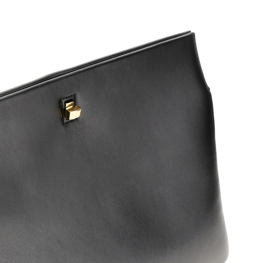 triplex nappa leather clutch