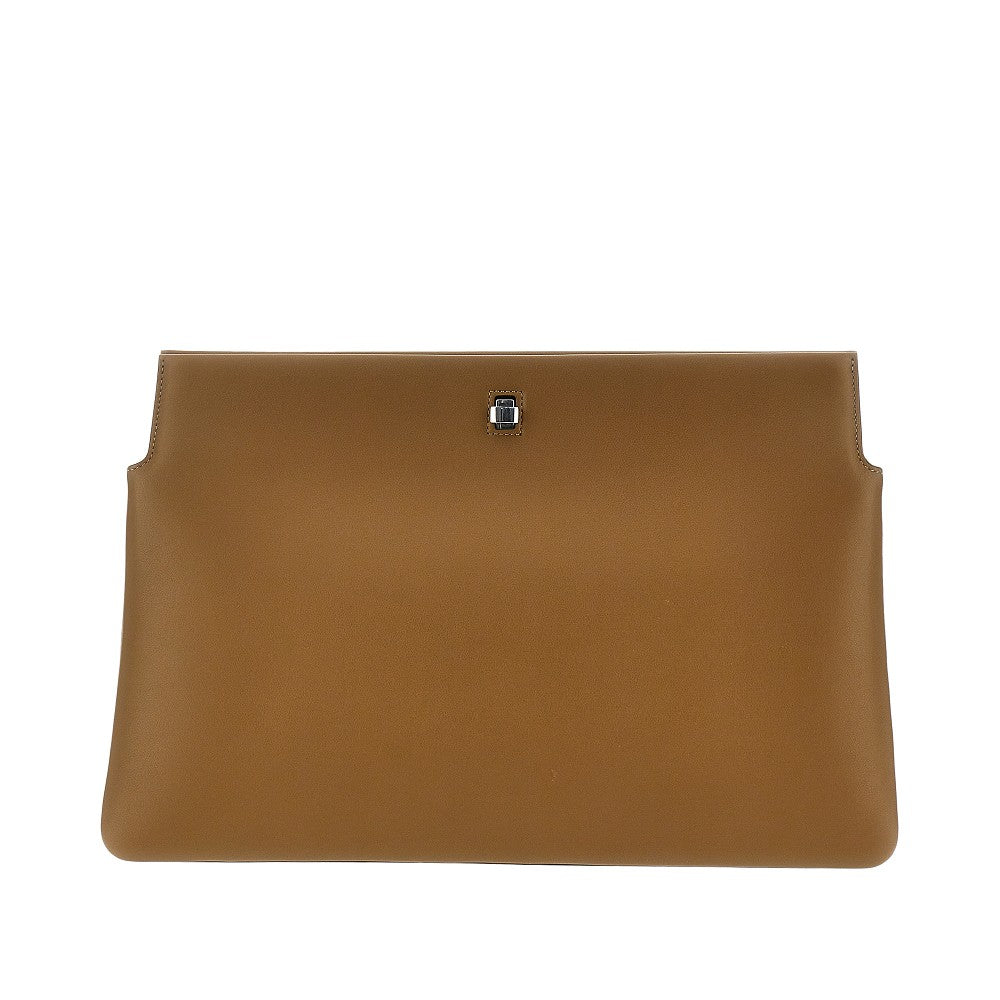PHOEBE PHILO OS triplex nappa leather clutch