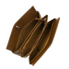 triplex nappa leather clutch