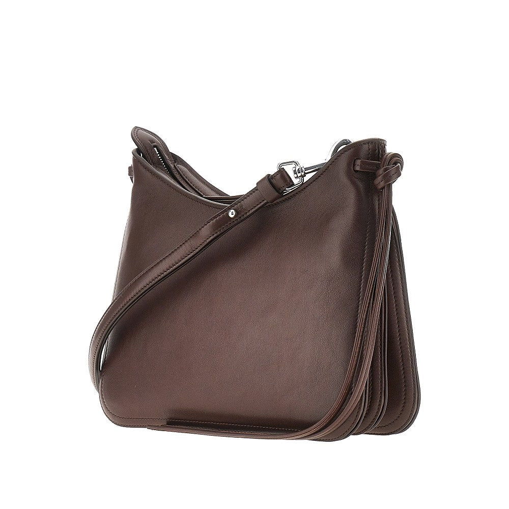 leather small gig shoulder bag