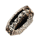 GANNI OS leopard faux leather small bou bag