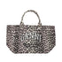 GANNI OS leopard-print canvas medium tote bag