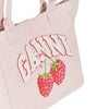 shopping bag with raspberries print