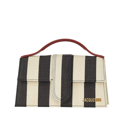 JACQUEMUS OS le grand bambino raffia bag