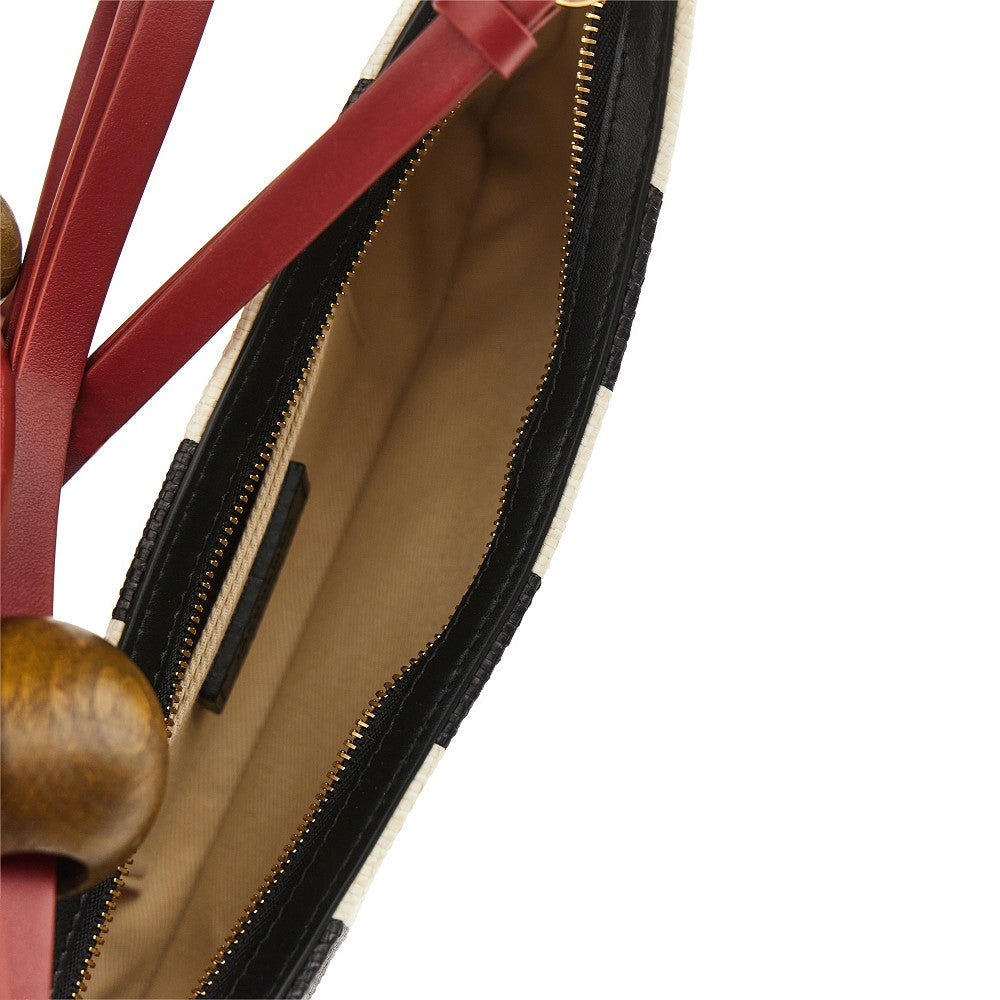 JACQUEMUS OS le bisou perle shoulder bag