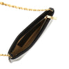 small bisou chaine leather bag