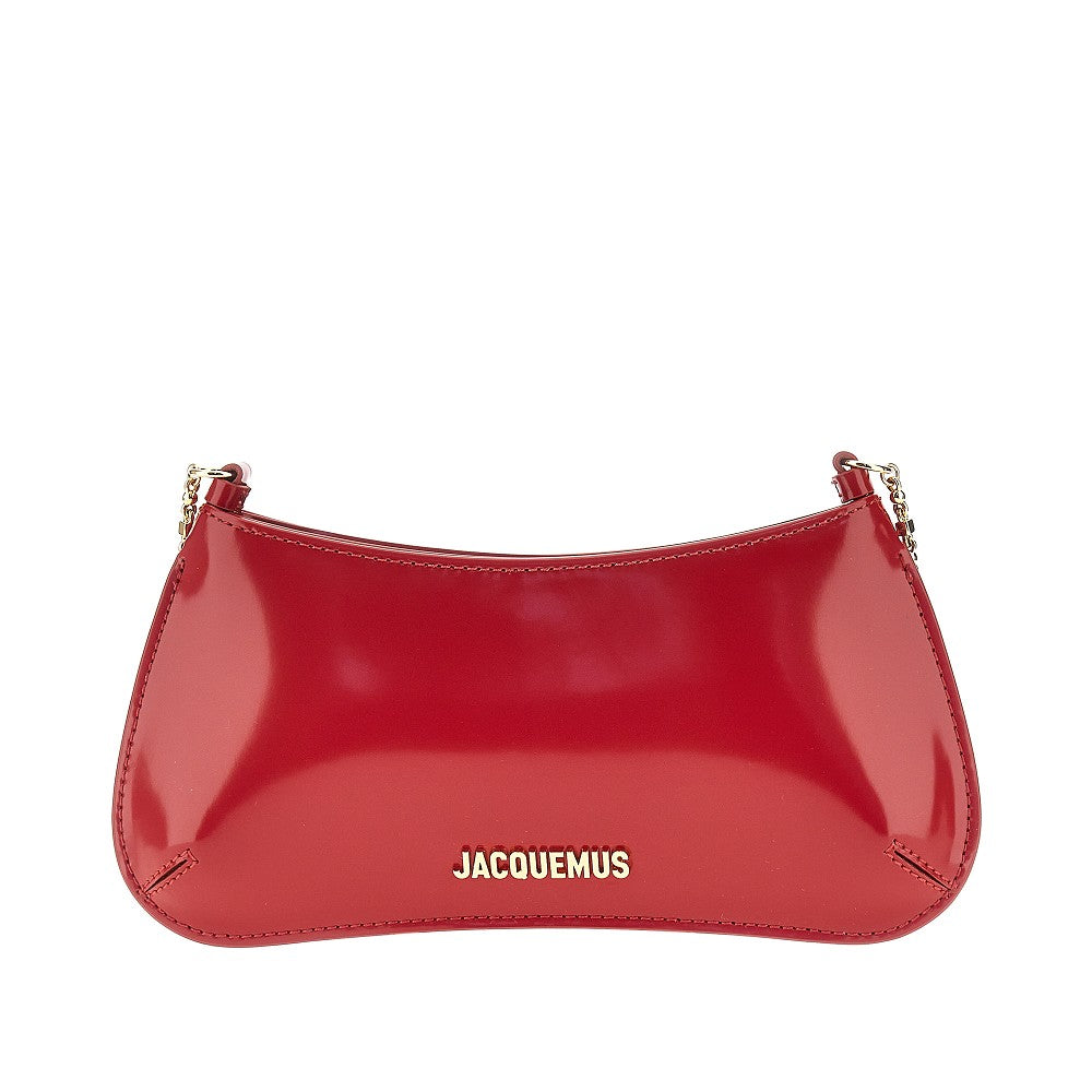 JACQUEMUS OS small bisou chaine leather bag