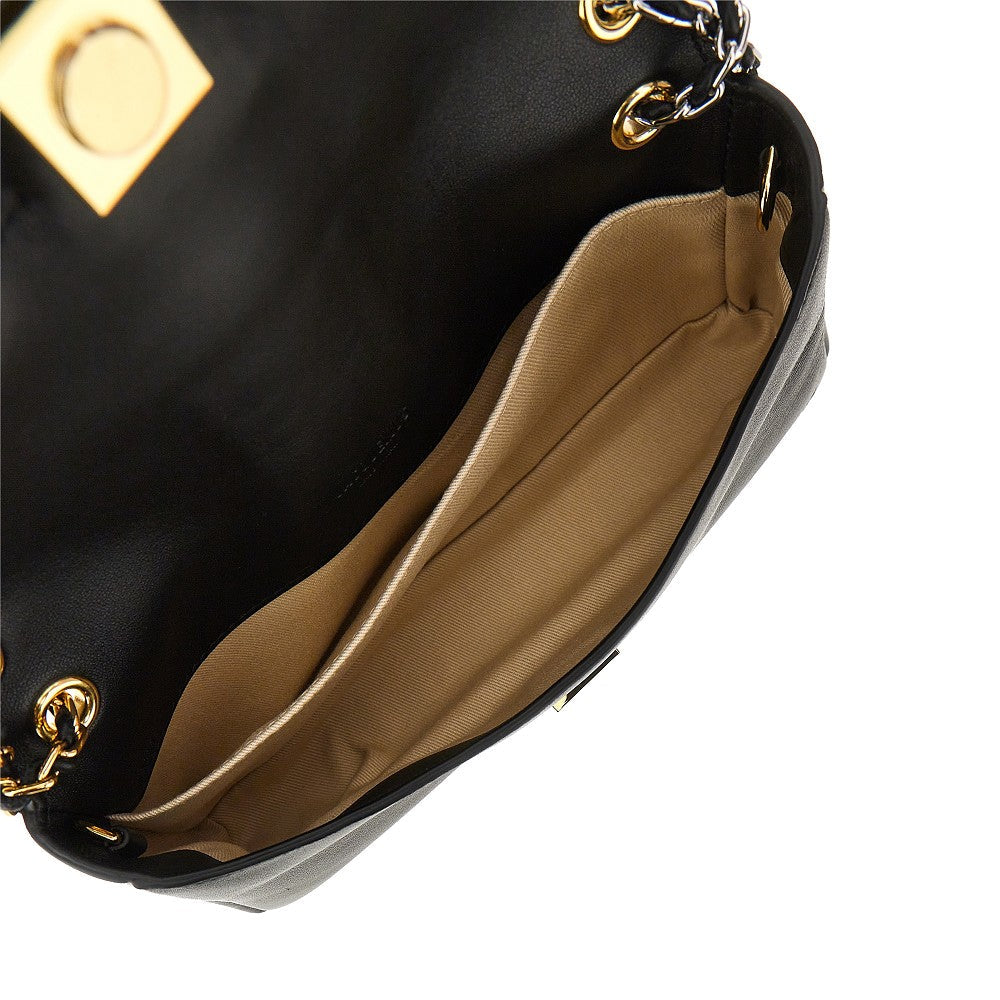 bambino chaîne nappa leather bag