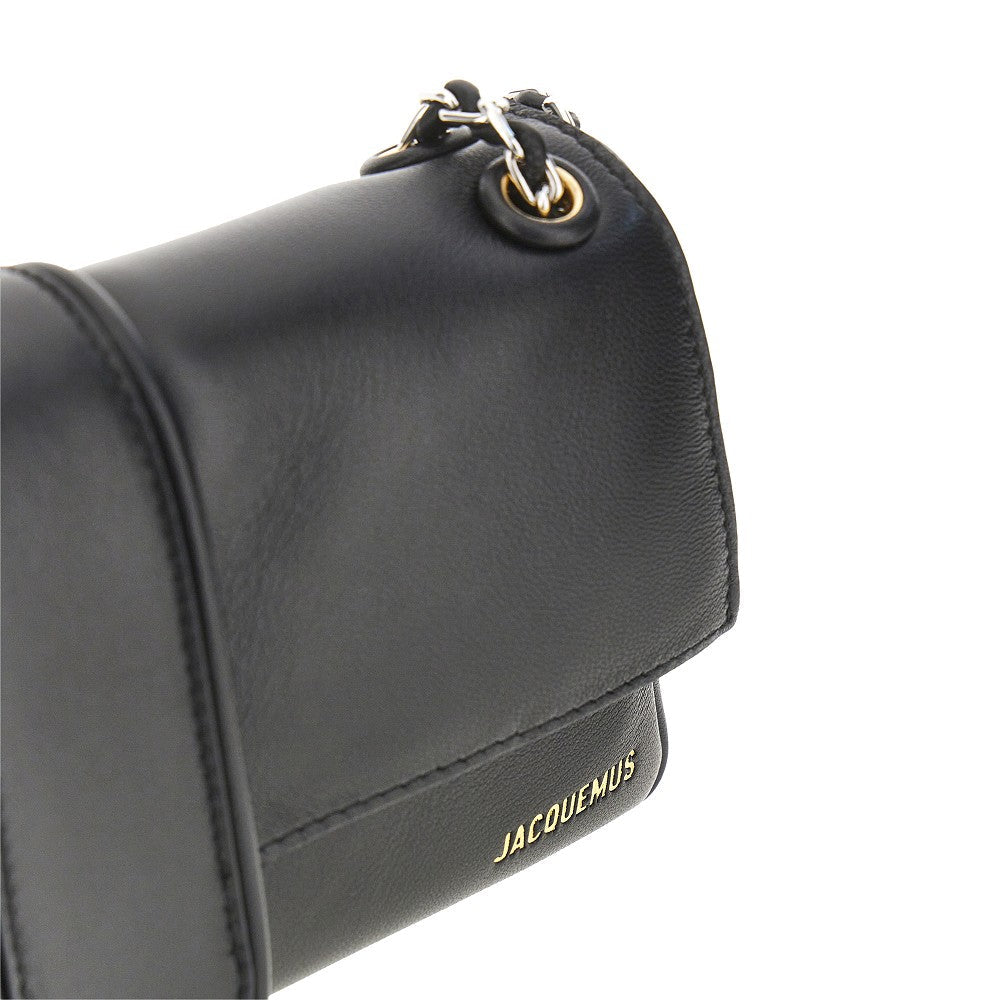 bambino chaîne nappa leather bag