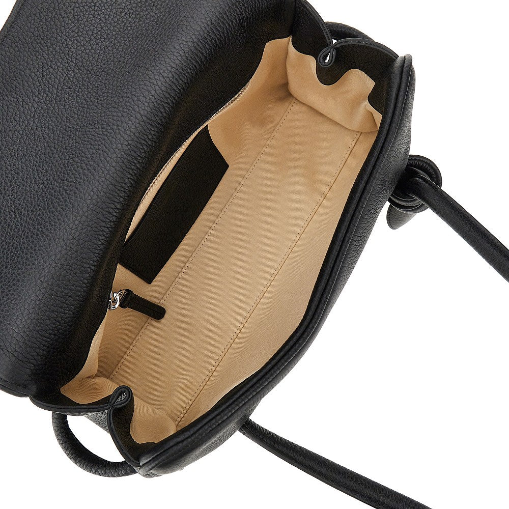 grained leather turismo long bag