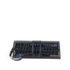 croco-embossed leather bambino clutch
