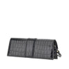 croco-embossed leather bambino clutch