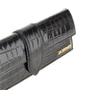 croco-embossed leather bambino clutch