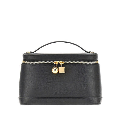 leather petit vanity bag