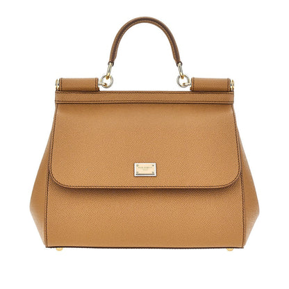 DOLCE&amp;GABBANA OS dauphine leather large sicily bag