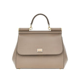 DOLCE&GABBANA OS dauphine leather large sicily bag