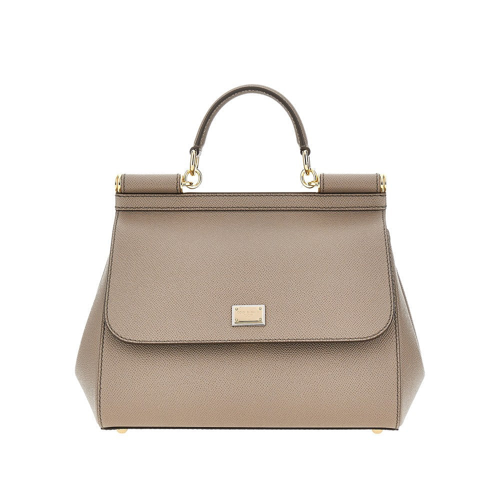 DOLCE&amp;GABBANA OS dauphine leather large sicily bag