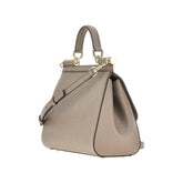 DOLCE&GABBANA OS dauphine leather large sicily bag