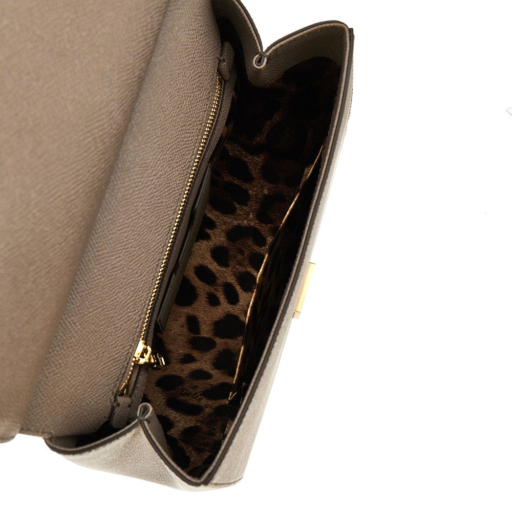 DOLCE&amp;GABBANA OS dauphine leather large sicily bag