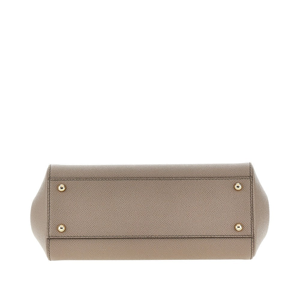 DOLCE&amp;GABBANA OS dauphine leather large sicily bag