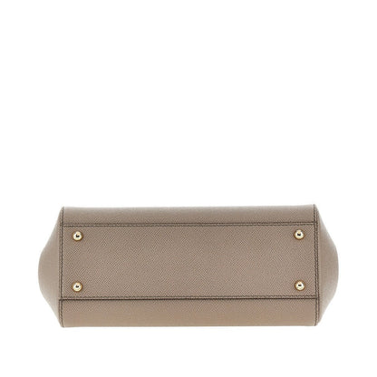 DOLCE&amp;GABBANA OS dauphine leather large sicily bag