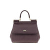 dauphine leather medium sicily bag