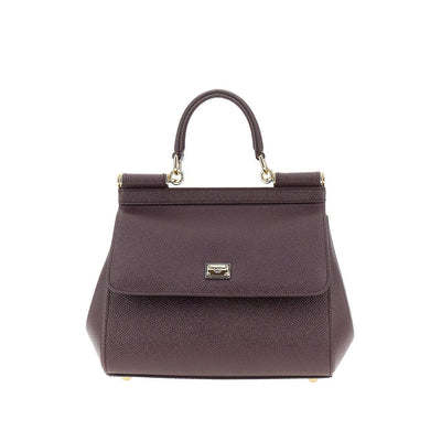 dauphine leather medium sicily bag