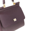 dauphine leather medium sicily bag