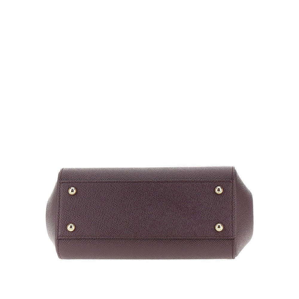 dauphine leather medium sicily bag
