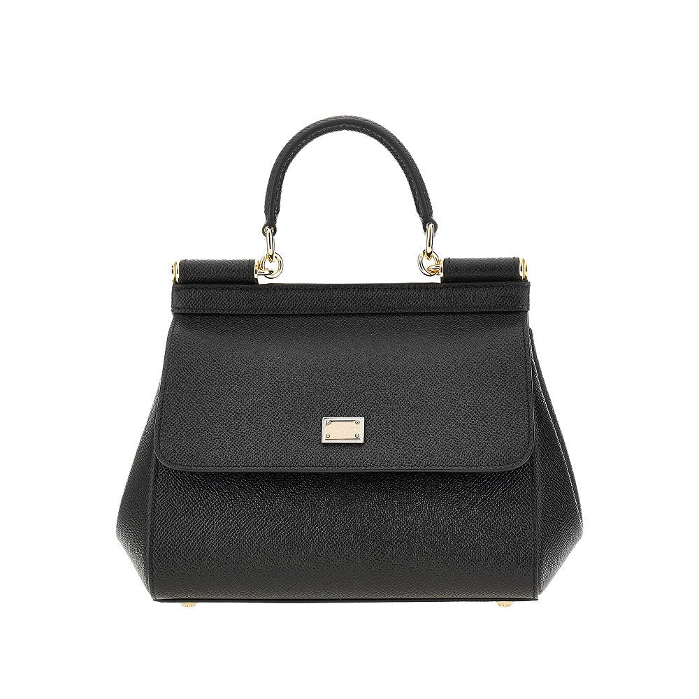 dauphine leather medium sicily bag