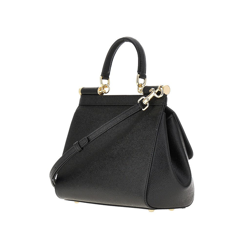 dauphine leather medium sicily bag