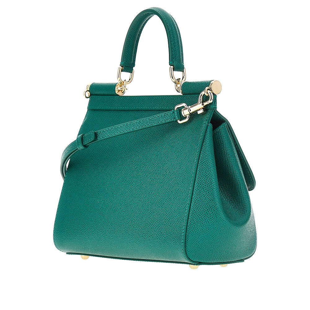 dauphine leather small sicily bag