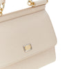 dauphine leather medium sicily bag