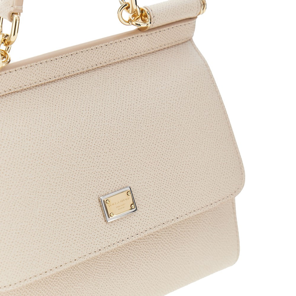 dauphine leather medium sicily bag